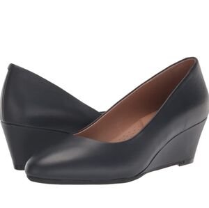 Aerosoles Inner Circle Women's Navy Blue Wedge Office Siren Corpcore Shoes